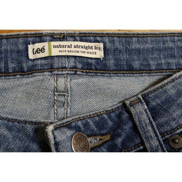 WOMEN'S JEANS - LEE NATURAL STRAIGHT LEG - SIZE 12 - MEDIUM WASH - Picture 3 of 5